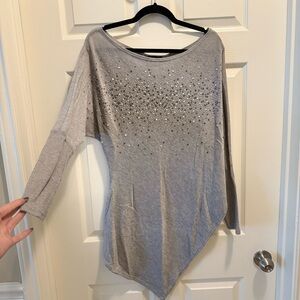 Venus - Asymmetrical Women's Tunic Off the Shoulder Top